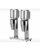 Frullino in acciaio inox doppio, capacità bicchiere: ml 500x2 - Tasto con 2 velocità - mm 330x160x490h