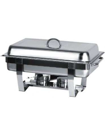 DEDRA CHAFING DISH GASTRONORM 1/1 H 65mm COPERCHIO NORMALE