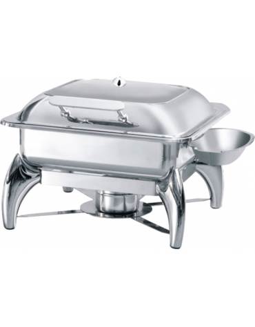 DEDRA CHAFING DISH GASTRONORM 1/1 H 65mm COPERCHIO NORMALE