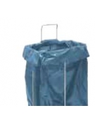 Gettacarte rettangolare LT 30, push inox - cm 30x20x70