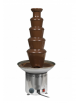 Fontana di cioccolato in acciaio inox - Capacità 8 kg di cioccolato -  cm Ø 37x80h