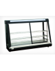Vetrina calda da banco - 3 ripiani estraibili e regolabili - vetro scorrevole su 2 lati - luce interna - mm 900x478x605h