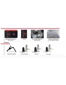 Cutter omogenizzatore emulsionatore professionale da Lt 8 - Velocità variabile fino a 3.000 rpm - cm 28,6x38,7x51,7h