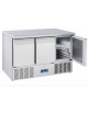Tavolo saladette refrigerato inox , con 3 sportelli GN - temperatura 0/+8°C. - cm 136,5x70x88,2h