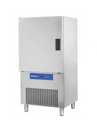Abbattitore di temperatura da banco in acciaio inox Aisi 304 - refrigerazione ventilata indiretta - mm 790x760x1630h