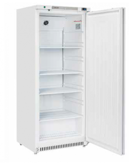  Armadio refrigerato bianco in ABS con interno in termoformato - refrigerazione Roll-Bond con ventola - cm 77,5x75,6x190h