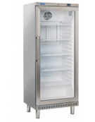 Armadio Frigorifero inox con interno in abs - 4 griglie Pasticceria 60x40 regolabili - mm 740x680x1800h