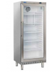 Armadio Frigorifero +3/+10 °C porta vetro - esterno inox ed interno in abs - 4 griglie Pasticceria 60x40 - cm 74x68x180h