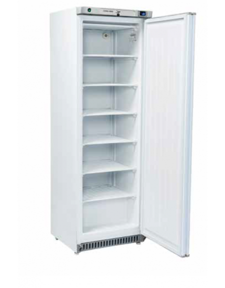 Armadio refrigerato negativo bianco con interno in ABS - 7 ripiani evaporatore fissi - mm 600x625x1875h