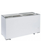 Congelatore a pozzetto con top in vetro scorrevole Rea 2 cesti Capacità 436 lt - refrigerazione statica - mm 1555x635x890h