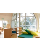 MOBILE CURVO A 45° PASSANTE - cm 110x41x70h - CONFORME AI CAM