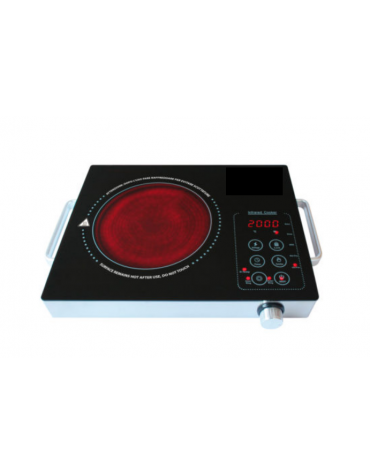 Piastra vetroceramica - pannello di controllo “touch” - timer regolabile - mm 280x420x63h