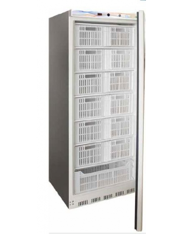 Armadio frigorifero Lt. 640 INOX con N° 12 cassette