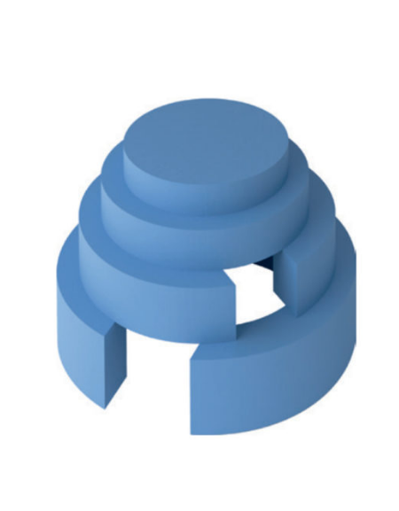 GIOCO MORBIDO IGLU' - DIAMETRO CM. 120 - ALTEZZA CM 82 - CONFORME AI CAM