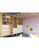 MOBILE CONTENITORE A GIORNO DA SOVRAPPORRE - cm 71x41x90h - CONFORME AI CAM