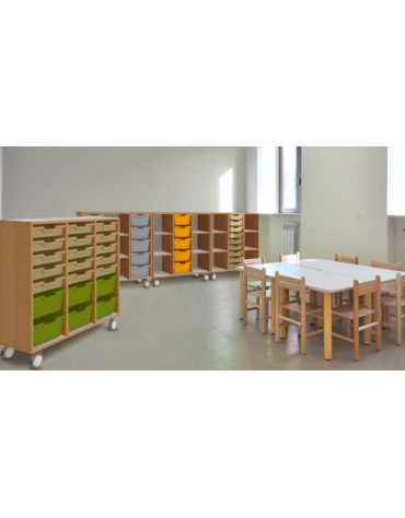 CASSETTO PLASTICA MEDIO - cm 32x38x15h - CONFORME AI CAM