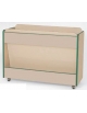 Carrello porta cartoncini in legno nobilitato cm 110x40x75h
