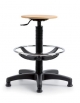 Sgabello con seduta in tondello legno con elevazione a gas - senza schienale - cm 59x59x55/75h