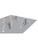 ASTE PER PRIMIPASSI SULLA LUNA - CM Ø2,5x100 - CONFORME AI CAM