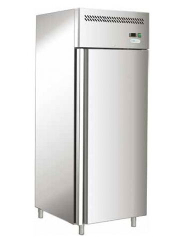 Armadio frigorifero inox GN 2/1 Lt. 700 Porte in vetro