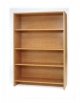 ARMADIO MEDIO A GIORNO IN LEGNO CON TRAMEZZO DIVISORIO VERTICALE -N° 3+3 RIPIANI - CM 100X40X150H