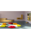 ESPOSITORE LIBRERIA A MURO CON 3 PIANETTI - CM 50x84h - CONFORME AI CAM