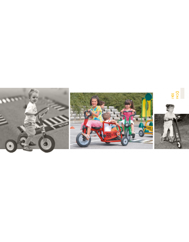 TRICICLO LARGE 14” - Dotata di sellino cm 41.5h