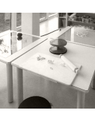 TAVOLO A SPECCHIO - CM 75x75x59h - ADATTO A BAMBINI DAI 6 ANNI IN SU - CONFORME AI CAM