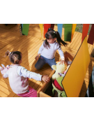 CASSAPANCA IN LARICE E TOP IN POLIETILENE - CM 90x43x35h - CONFORME AI CAM