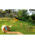 PERCORSO DI EQUILIBRIO (3 PEZZI) - CM 185x15x20h - CONFORME AI CAM
