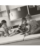 MATERASSO PER BAMBINI IGNIFUGO IN CLASSE 1IM - CM 120x120x5h - CONFORME AI CAM