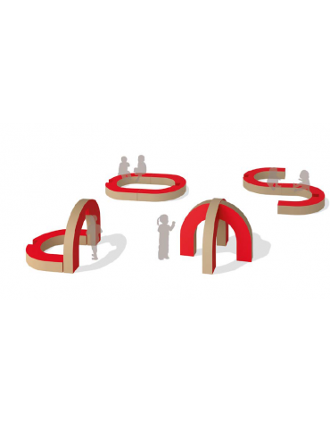 CUPOLA MORBIDA PER BAMBINI - cm 110x110x80h - CONFORME AI CAM