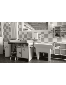 SPECCHIO QUADRATO FILO LUCIDO SENZA CORNICE - cm.20x20 - CONFORME AI CAM