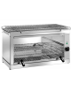 Salamandra fissa in acciaio inox -  3200 Watt -  griglia cm 63x35 - cm 76x36x47h