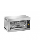 Tostiera in acciaio inox AISI 304 - 3 pinze - 2000 w - mm 440x240x250h