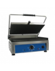 Piastra di cottura media singola liscia/rigata in ghisa - 3000 W - mm 510x400x250h