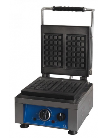 Piastra singola per waffle in ghisa - potenza 2200 W - mm L 300 mm x P 320 mm x H 300 mm