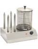 Macchina Per Hot Dog  in acciaio inox  con 4 punzoni riscaldati - potenza 800 W - cm 420x300x400h