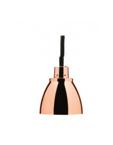Lampada riscaldante in rame, potenza 250 W - diametro 225 mm con luce bianca Lampada riscaldante in rame, potenza 250 W - diametro 225 mm con luce bianca