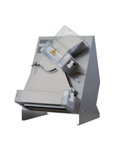 Stendipizza in acciaio inox - rulli realiazzati in materiale plastico - potenza: 370W - cm 43x50x63h