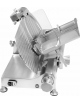 Affettatrice a gravità con affilatoio fisso, struttura in lega di alluminio -Potenza 260W- Ø lama mm 300 - mm 500x760x510h