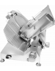 Affettatrice a gravità con affilatoio fisso, struttura in lega di alluminio - Potenza 370W- Ø lama mm 350 - mm 585x890x480h