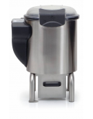 Pelapatate CE - kg 5 con cavalletto e cassetto filtro - In acciaio inox AISI304 - potenza 370W - mm  530x520x700h