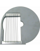 Disco per tagliaverdura Ø 205mm per bastoncino se accoppiato con i mod. B accoppiati con i mod. E - spessore taglio 6 mm