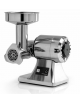 Tritacarne monofase in acciaio INOX, produzione oraria 20 kg - attacco 8 mm 270x260x360h