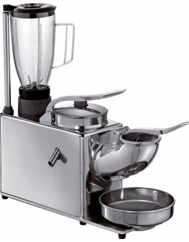 Gruppo multiplo composto da tritaghiaccio, spremiagrumi, frullatore e predisposto per servizio continuo - mm 480x180x530h