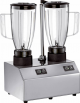 Frullatore in acciaio INOX, con 2 bicchieri in policarbonato 1,5 litri + 1,5 litri - mm 175x310x460h - 2 velocità