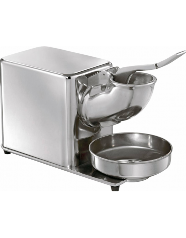 Tritaghiaccio in acciaio INOX per la produzione a servizio continuo di scaglie di ghiaccio - mm 400x180x350h