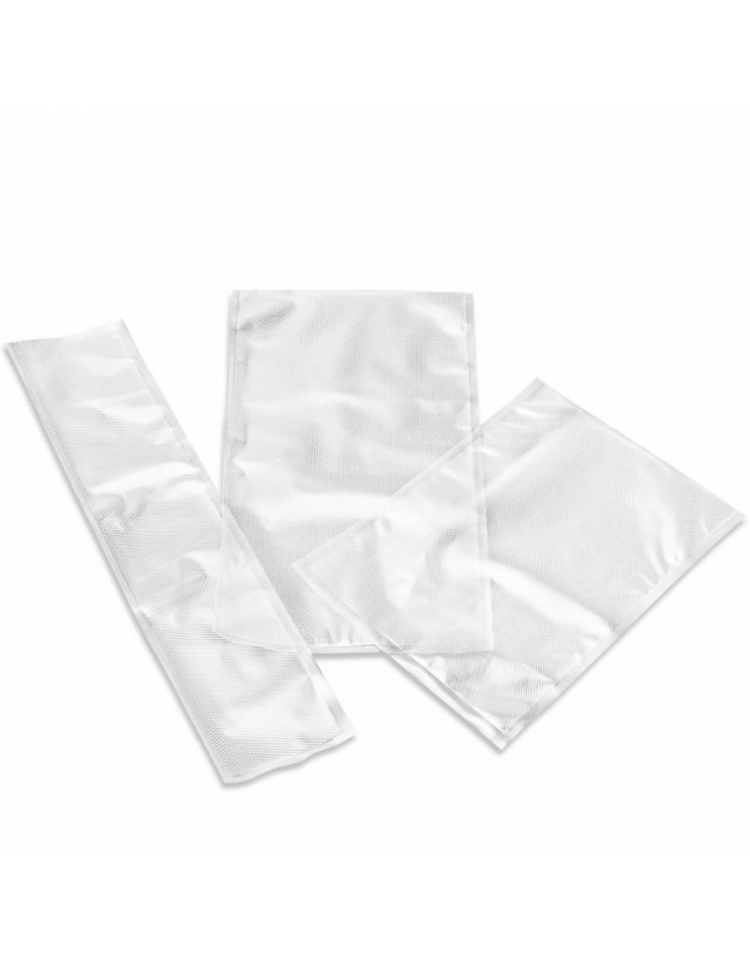 Buste Per Sottovuoto Goffrate 15x30 Cm – 100 Pezzi In Nylon E Polietilene – Per Alimenti E Oggetti – Confezione Generica