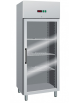 Armadio refrigerato ventilato porta in vetro, temperatura - 2° C/ + 8° C, capacità 650 litri - L 740 mm x P 830 mm x H 2010